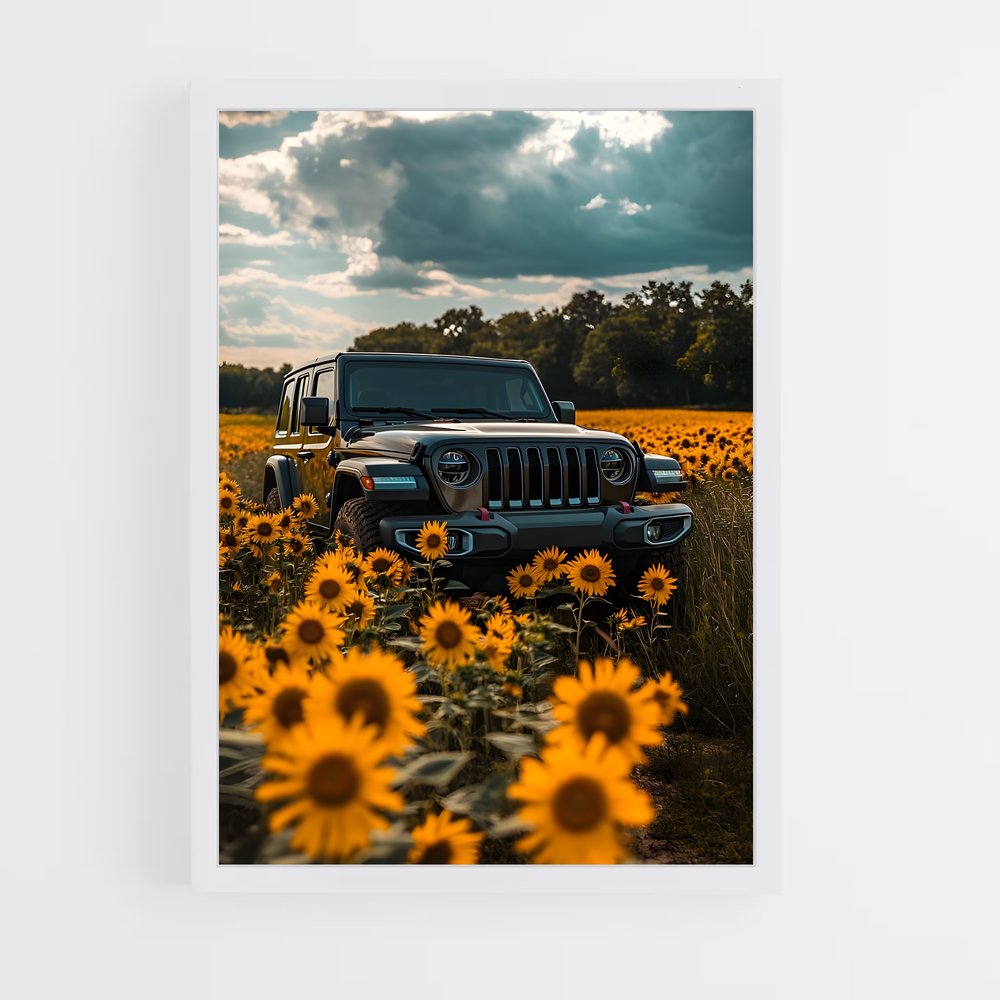 Poster Jeep au Soleil (vue 3)